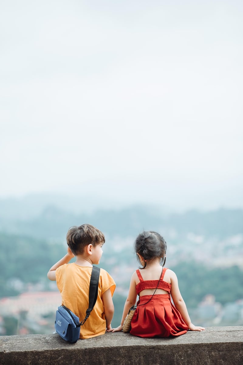 Kids outdoor exploration